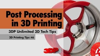 Post Processing in 3D Printing  3D Printing Tech Tips [upl. by Gwendolen369]