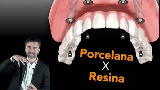 Implante Dentário Porcelana ou Resina [upl. by Ajup250]