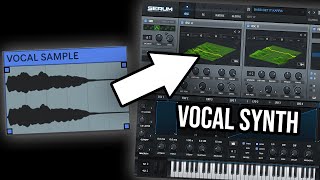 How To Make Vocal Synths In Serum  Importing Audio [upl. by Milty]