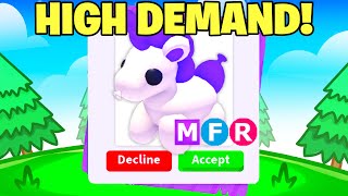 MEGA BALLOON UNICORN TRADE HIGH DEMAND ADOPT ME [upl. by Anes817]