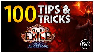 100 Path of Exile Tips amp Tricks  Beginner to Advanced [upl. by Kinch]