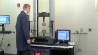 Instron 5569 Plastic Tensile Test [upl. by Grearson]