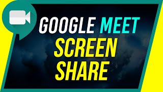 How to Share Screen in Google Meet [upl. by Azar]