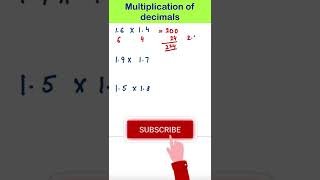 Decimal Multiplication Tricks  Multiplication Trick  Vedic maths  Speed Maths [upl. by Skip]