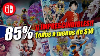 🛑 ¡LOS MEJORES JUEGOS por menos de 10 Dólares o Euros Rebajas Switch Ofertas Nintendo Switch Eshop [upl. by Nakasuji]