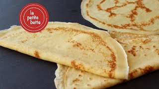 Comment faire des CRÊPES MAISON 🥞 petite bette [upl. by Naanac]