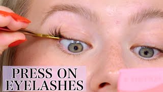 Press On Lashes  NO GLUE [upl. by Adiasteb]