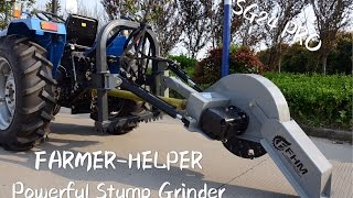 How to use the Stump grinder SG24 PRO？ [upl. by Yhtomiht]