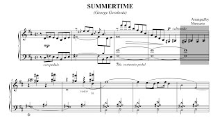 quotSummertimequot by Gershwin arr Mercuzio FREE SHEET MUSIC P Barton piano [upl. by Thrasher]