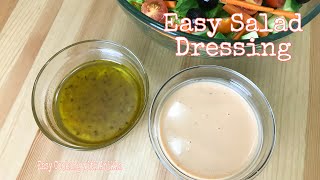 Easy Salad Dressings  Really Quick [upl. by Longerich]