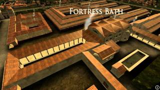 Animation of ancient Roman Fort in Caerleon Wales [upl. by Vinia]