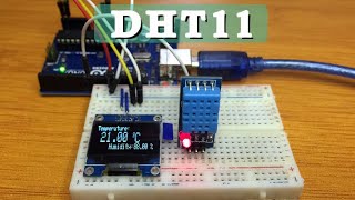 DHT11 Temperature and Humidity Sensor module with Arduino [upl. by Nadnerb]