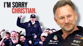 I owe Christian Horner an apology [upl. by Rider]