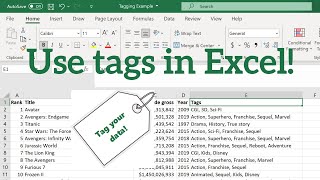 Implement tags in Excel in seconds [upl. by Irek194]