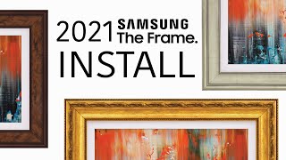 How to install Samsung The Frame 2021  2024 TVs [upl. by Tasiana]