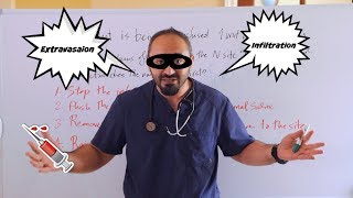 NCLEX 101  Extravasation vs Infiltration [upl. by Farr403]