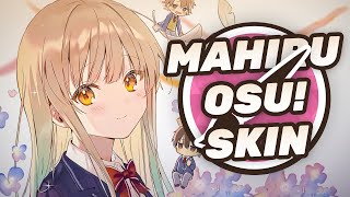 Mahiru Shiina osu Skin  Showcase [upl. by Analim]