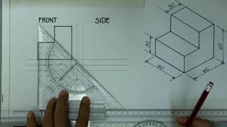 Exercise 11 Orthographic Drawing [upl. by Hugon789]