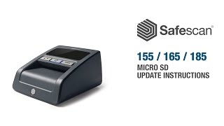 Safescan 155  165 MicroSD Update Instructions  English [upl. by Nnayllas]