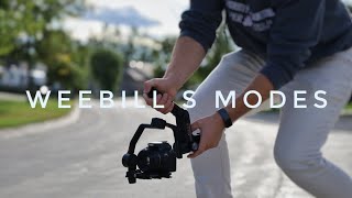 Zhiyun Weebill S Modes  Get To Know Your Gimbal [upl. by Padraig]