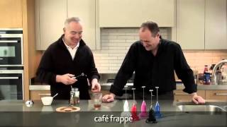 How to make a frappé coffee using an aerolatte milk frother [upl. by Anirad]