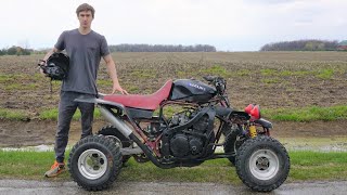 Top Speed Attempt On 100hp 140 MPH Custom Yamaha Banshee [upl. by Esilram20]