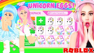 We Opened 100 UNICORN EGGS In Adopt Me To Make MEGA NEON UNICORNS Roblox Adopt Me [upl. by Adamson]