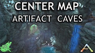 Ark Center Map Artifact Cave Entrance Locations [upl. by Gerge]