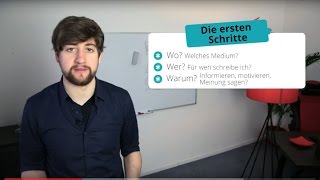 Englisch Einen Artikel schreiben [upl. by Artemla669]