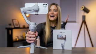 New DJI Mobile Gimbal OM4 Unboxing and review [upl. by Lorn]