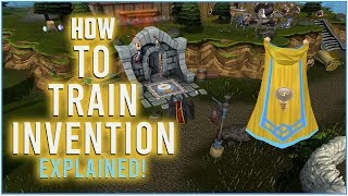 How To Train Invention Runescape 3 Complete Easy Guide [upl. by Oslec]