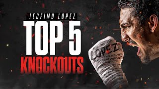 Top 5 Teofimo Lopez Knockouts [upl. by Morven131]