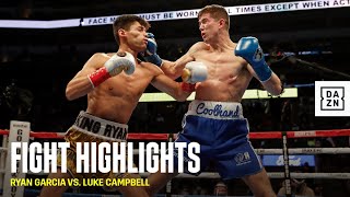 HIGHLIGHTS  Ryan Garcia vs Luke Campbell [upl. by Navillus]