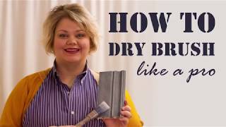 HOW TO DRY BRUSH LIKE A PRO [upl. by Didi]