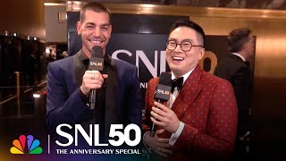 Bowen Yang at SNL50 The Red Carpet  NBC [upl. by Robby]