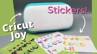 Cricut Joy Stickers How To Make Your Own [upl. by Lisle]