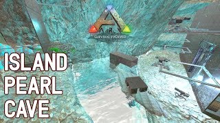 Raiding Island Pearl Cave  ARK Official Small Tribes [upl. by Pogah]