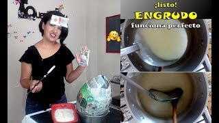 Como hacer Engrudo  how to make Engrudo  Flour Pasta [upl. by Borchert73]