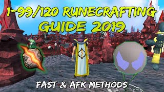 199120 Runecrafting Guide 20192020  Fast  AFK Methods Runescape 3 [upl. by Atinahs972]