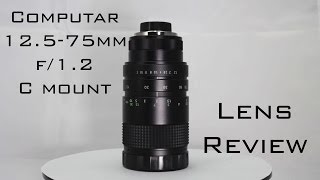 Computar 12575mm F12 Lens Review BMPCC [upl. by Eifos]