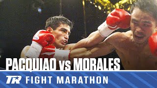 Manny Pacquiao vs Erik Morales Trilogy  FIGHT MARATHON [upl. by Dambro963]