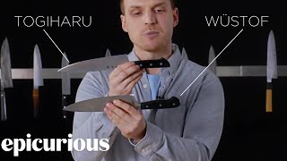 Knifemaker Explains The Difference Between Chefs Knives  Epicurious [upl. by Eigla773]