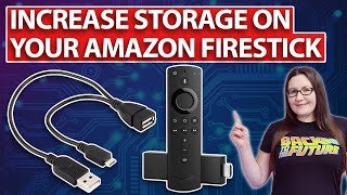 HOW TO ADD AN EXTERNAL DRIVE TO YOUR AMAZON FIRESTICK FOR INCREASED STORAGE [upl. by Nagiem401]