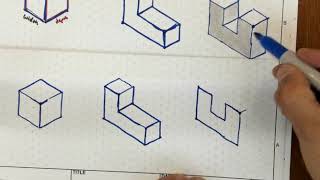 Isometric Drawing Intro [upl. by Akiehs]