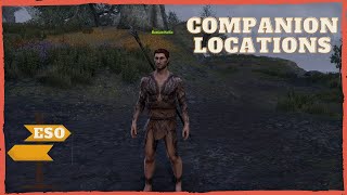 The Elder Scrolls Online Companion Quest Locations [upl. by Teddman]