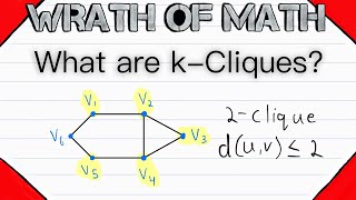 What are kCliques  Graph Theory [upl. by Oirazan]