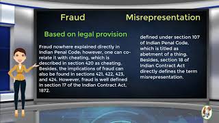 What is Difference Between Fraud amp Misrepresentation [upl. by Jahdai357]