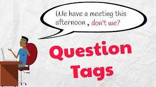 Question Tags  ESL Grammar  EasyTeaching [upl. by Nolahs218]