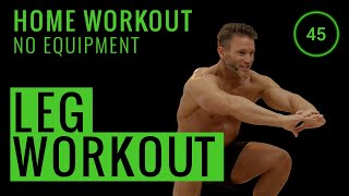 10 Minute Leg Workout  No Equipment Home Workout [upl. by Lester165]