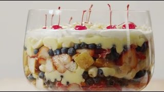 How to Make English Trifle  Dessert Recipes  Allrecipescom [upl. by Anilet]